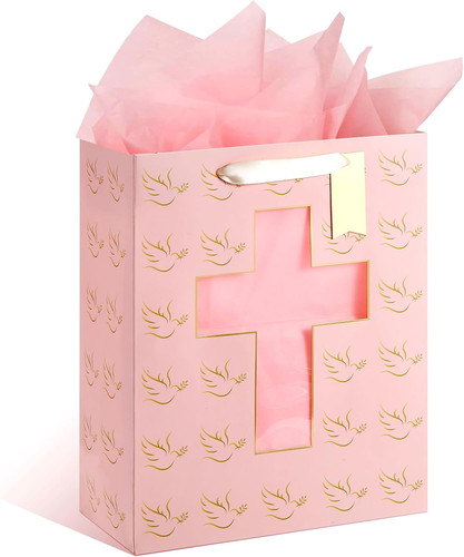 Sacchetto regalo rosa x - sacchetto,
